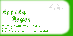 attila meyer business card